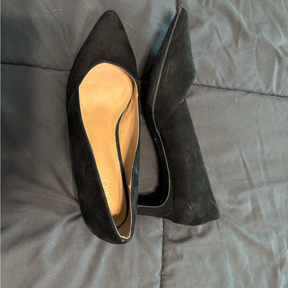 Cato Black Heels Sleek Minimalist Design